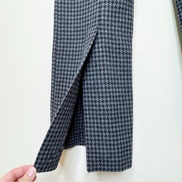 Nanushka Juliet Wool Houndstooth Pants Grey Size S Wool Blend - Picture 5 of 16